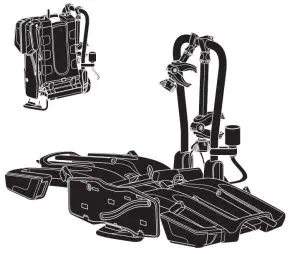 THULE 958 E Flexi Tow Bar Mounted Bike Carrier