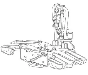 THULE 958 E Flexi Tow Bar Mounted Bike Carrier - fig 1