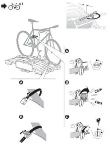 THULE 958 E Flexi Tow Bar Mounted Bike Carrier - fig 15