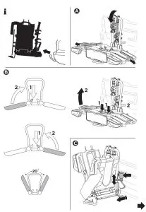 THULE 958 E Flexi Tow Bar Mounted Bike Carrier - fig 19
