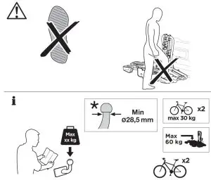THULE 958 E Flexi Tow Bar Mounted Bike Carrier - fig 8