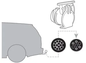 THULE 958 E Flexi Tow Bar Mounted Bike - pin Adapter