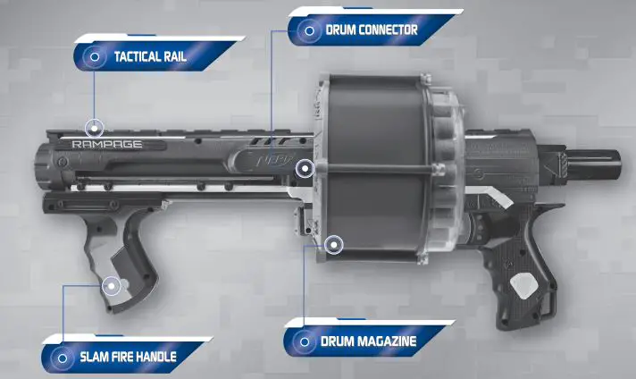 NERF 98697E35 N-Strike Elite Rampage Blaster fig1