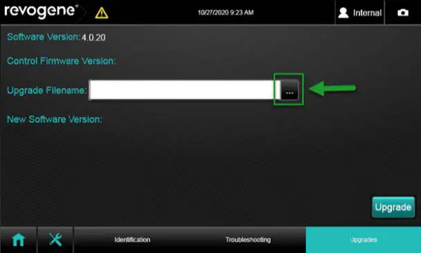 Installer File Selection Button