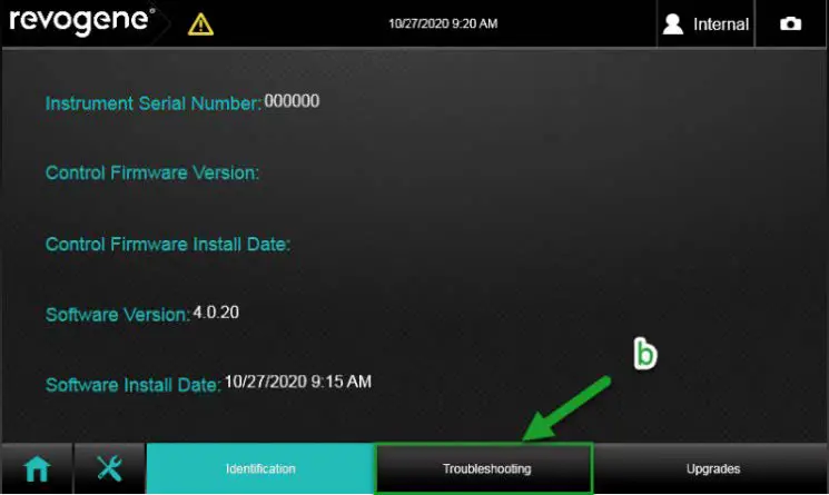 Troubleshooting Button