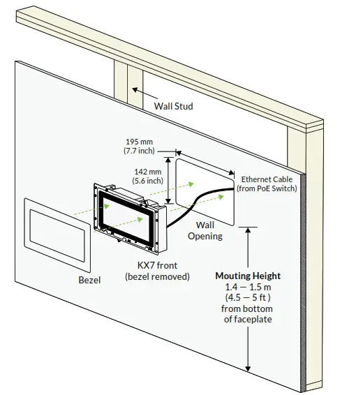 EnCELIum KX7S LCD Touch Screen Display Panel- MOUNTING OPTIONS