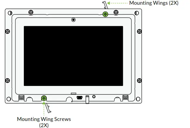 EnCELIum KX7S LCD Touch Screen Display Panel- mounting
