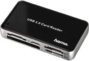 hama 00124022 USB 2.0 and USB 3.0 Card Reader