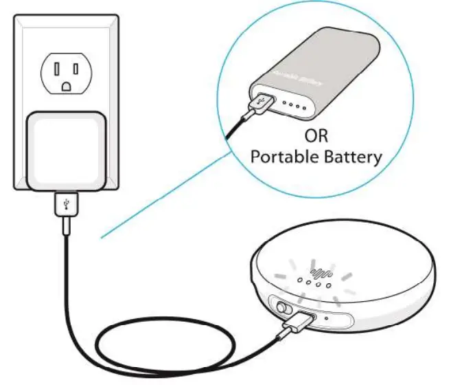 iLuv SmartShaker 3 Vibration Bed Shaker Bluetooth Alarm Clock with Multiple Alarm - divice 2