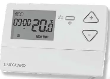 TIMEGUARD TRT035N 7 Day Programmable Room Thermostat Instruction product