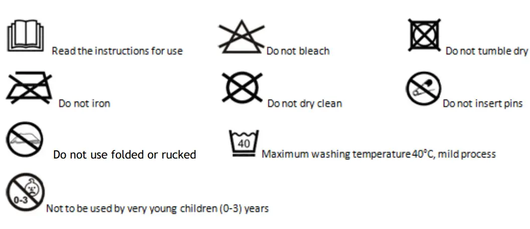 HELLER HHTR Heated Throw Rug-SYMBOLS