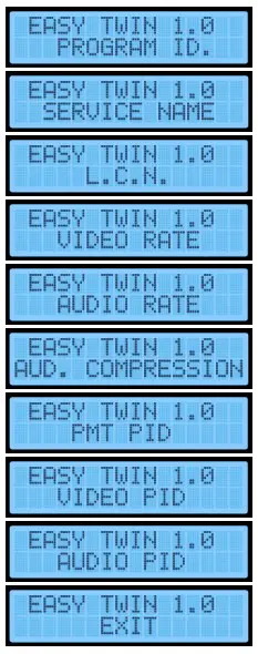 EKSELANS 122013 MD HD Easy Twin Digital Modulator with 2 Inputs - Advanced menu 8