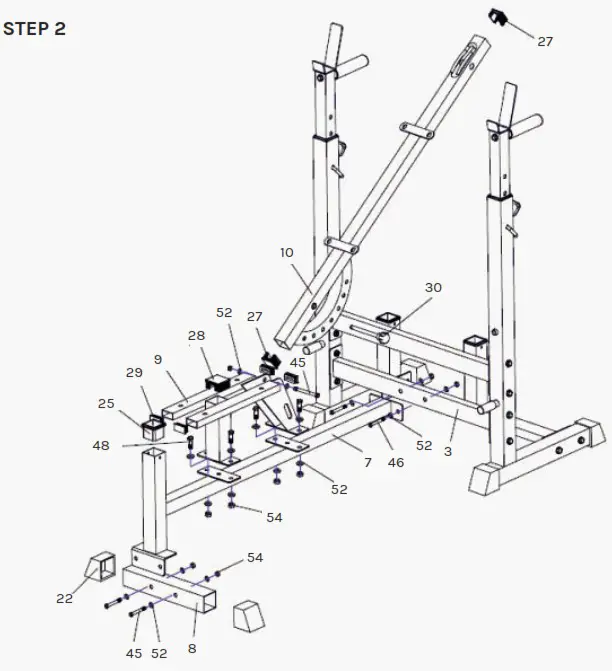 LSG GBH 100 6 in 1 Multi Function Bench Press - ASSEMBLY INSTRUCTIONS 2