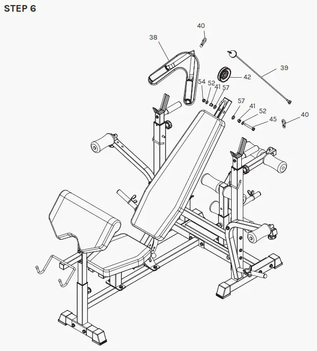 LSG GBH 100 6 in 1 Multi Function Bench Press - ASSEMBLY INSTRUCTIONS 6
