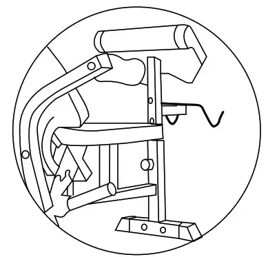 LSG GBH 100 6 in 1 Multi Function Bench Press - Preacher Height Adjustment