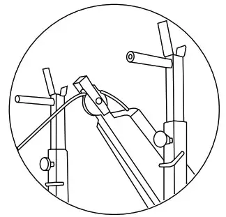 LSG GBH 100 6 in 1 Multi Function Bench Press - Stand Height Adjustment
