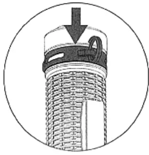 OLIGHT Warrior Mini 2 Brass Rechargeable LED Flashlight - clip