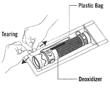OLIGHT Warrior Mini 2 Brass Rechargeable LED Flashlight - fig2
