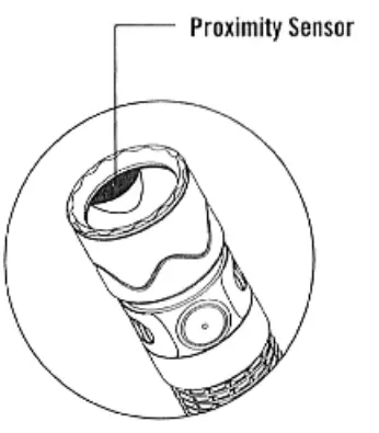 OLIGHT Warrior Mini 2 Brass Rechargeable LED Flashlight - sensor
