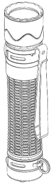 OLIGHT Warrior Mini 2 Brass Rechargeable LED Flashlight