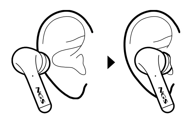 NGS Artica Crown True Wireless Stereo Earphones - fig 1