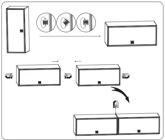 OSD AUDIO NERO-MODQ2 Bookshelf Monitor SpeakersFig3