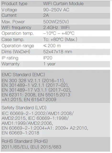LEDLUX MS-108 WiFi Curtain Module-fig26