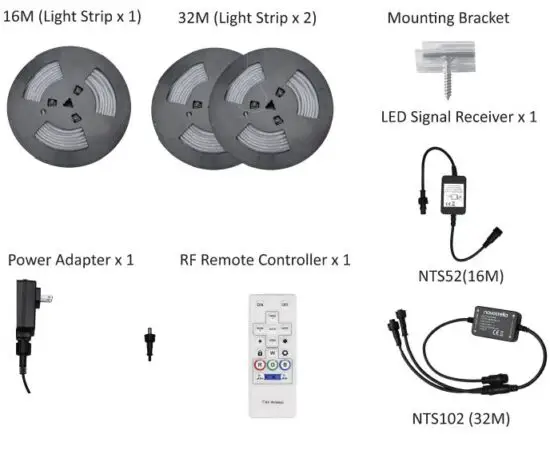 novostella NTS52-RGB LED Light Strip 1