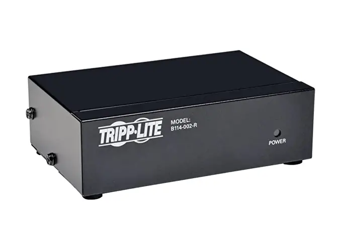 Tripp-lite B114-002-r 2-port Vga Splitter With Signal Booster High Resolution Video Owner's Manual