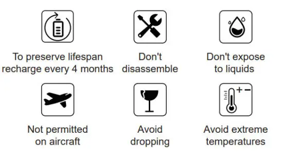 LIPOWER MARS 1000 Portable Power Station - Safety Precautions