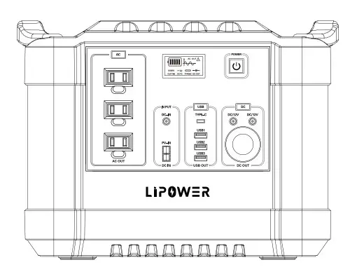 LIPOWER MARS 1000 Portable Power Station