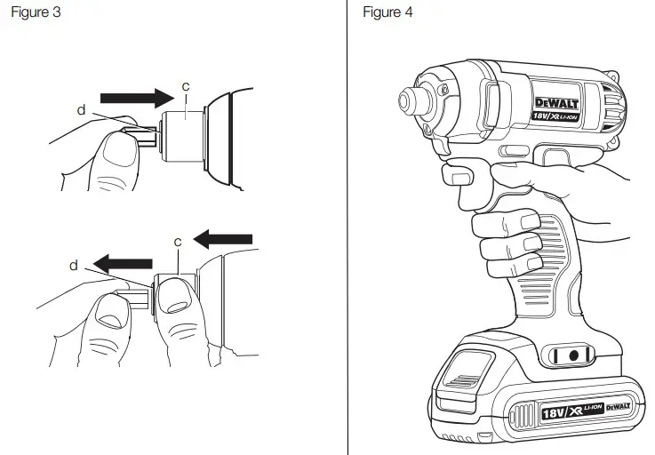DEWALT DCF830 Cordless Impact Screwdriver - Figure 3 4