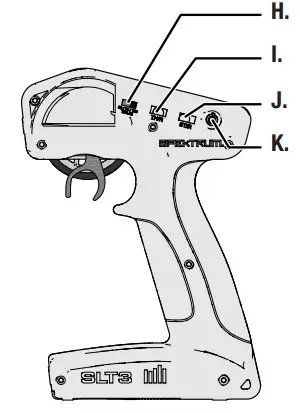 SPEKTRUM 2.4 GHZ Digital Radio Steering Rate