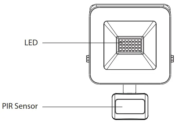 Woox Smart LED Floodligh 20W - overview