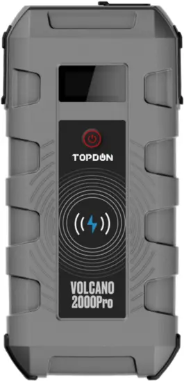 Topdon 2000Pro Portable Lithium-ion Jump Starter 12V Cars Trucks