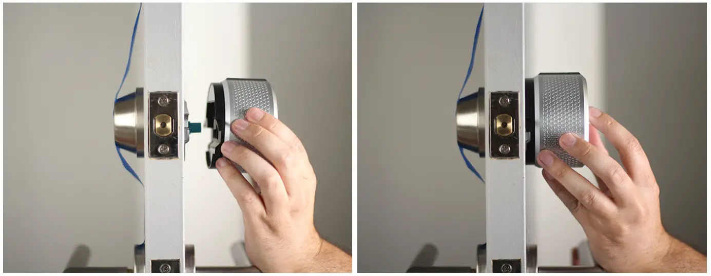 August Smart Lock Pro --Attach the August Smart Lock Pro