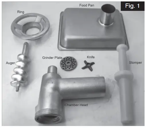AVANTCO 177MX20GRNDR Meat Grinder fig 1