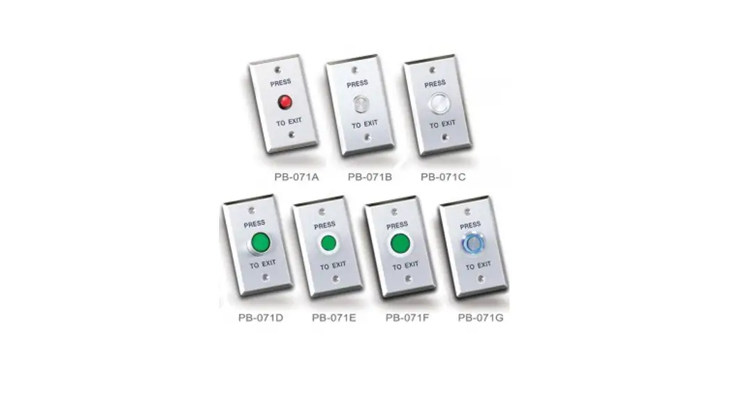 Jantek Pb-071 Push Button Instruction Manual Jantek Pb-071 Push Button Instruction Manual