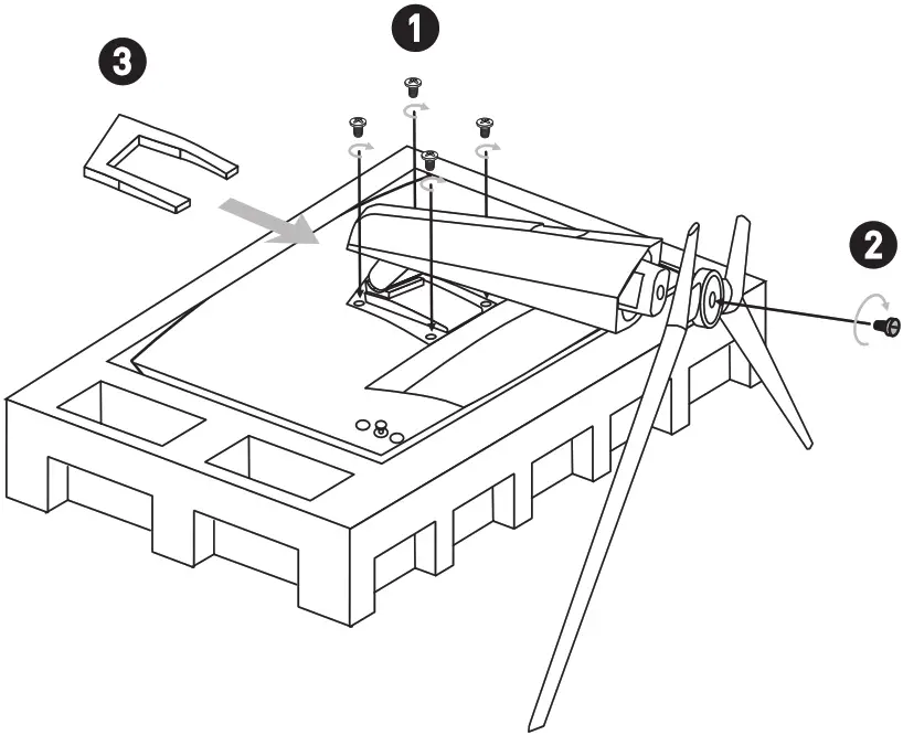 Coolblue 323CQR ARTYMIS Series LCD Monitor - Monitor Stand