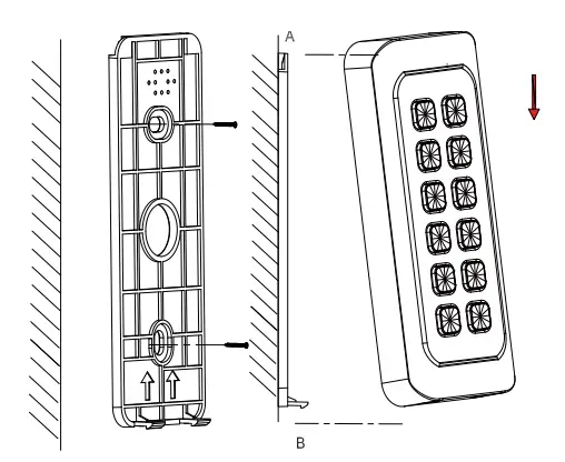 HIKVISION DS K1107A Card Reader - fixed
