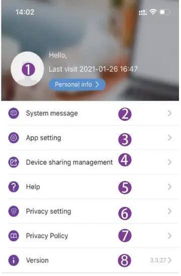 Me- App Overall Settings