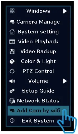 Pair the camera to a WiFi NVR (optional)