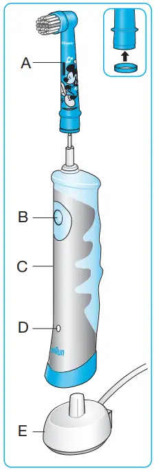 BRAUN 3757 Oral B Kids Power Toothbrush-fig2