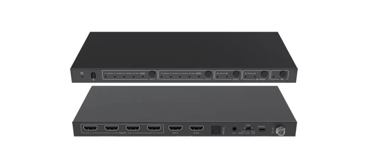 Paugge Ent-mx20b4x2a 4x2 Hdmi 2.0b Matrix Switcher User Manual
