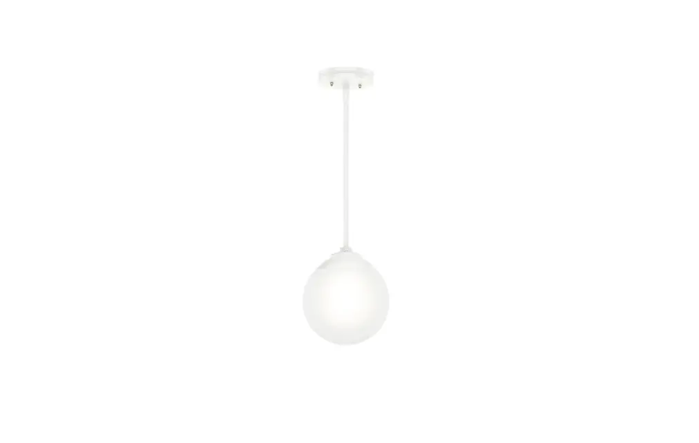 Hunter 19019 Hepburn 8-inch Mini Pendant Ceiling Light Owner's Manual