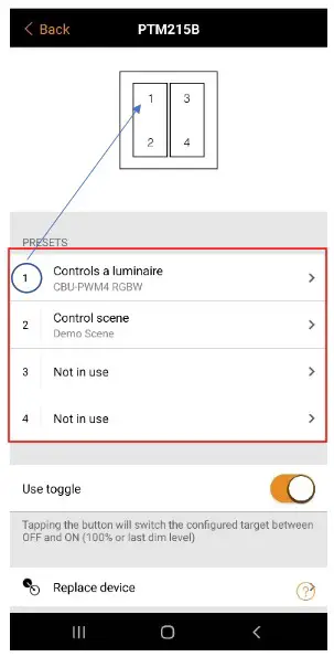 CASAMBI Self Powered Single Rocker Wireless Switch - Configuring the Self Powered Switch 4