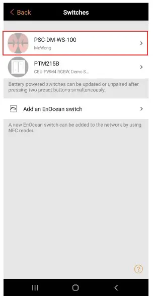 CASAMBI Self Powered Single Rocker Wireless Switch - McWong Non self powered Switch 4
