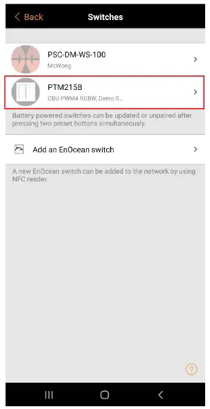 CASAMBI Self Powered Single Rocker Wireless Switch - Self Powered Switch 4