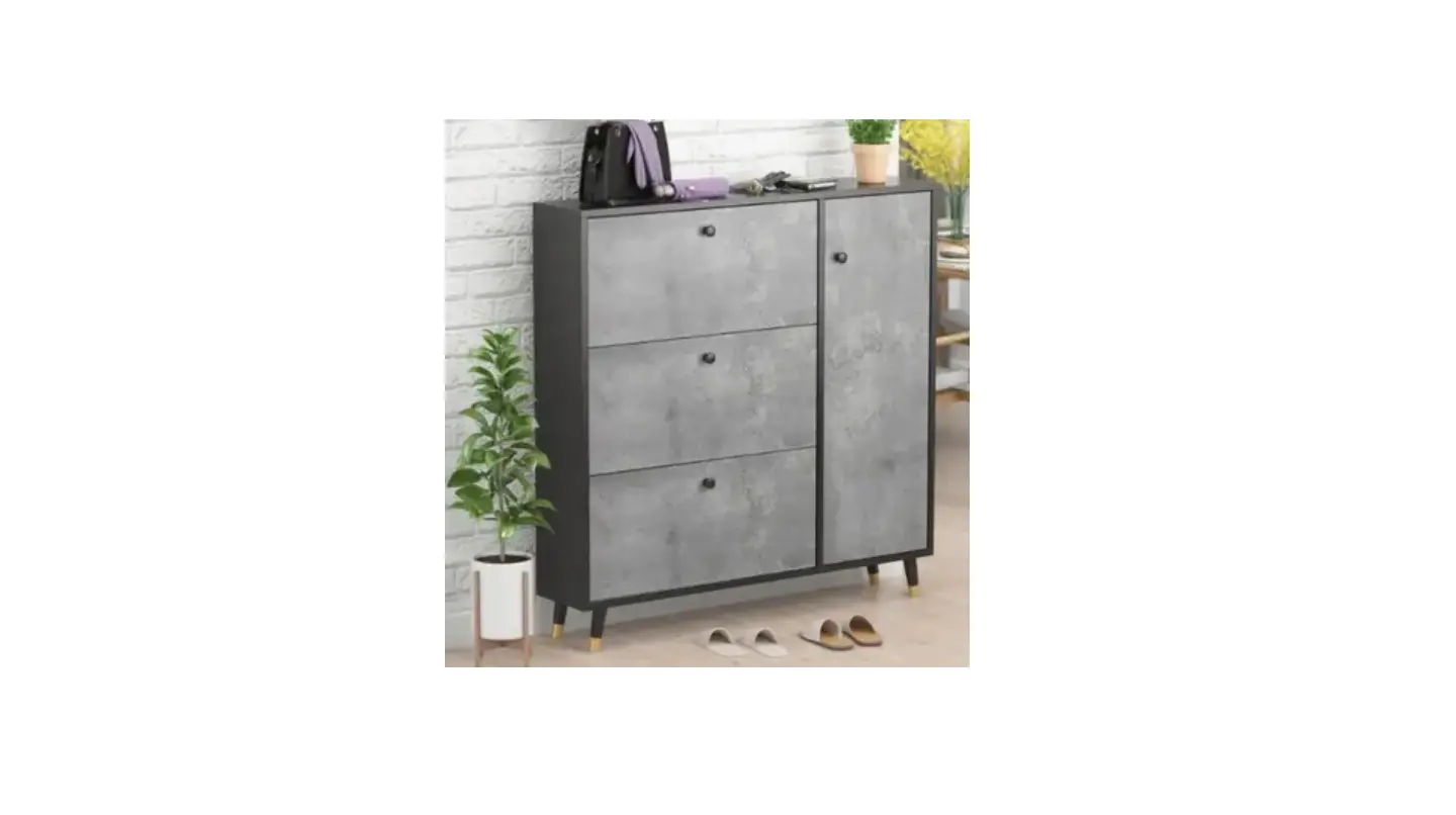 Fufu Gaga Kf210119-01 18 Pair Gray Composite Shoe Cabinet Installation Guide Fufu Gaga Kf210119-01 18 Pair Gray Composite Shoe Cabinet Installation Guide