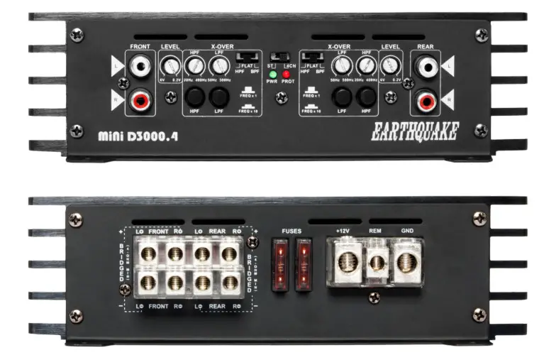 EARTHQUAKE SOUND MiNi D3000.4 2nd Gen Stereo Amplifier - figure 1